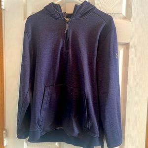 Navy under armour hoodie.  Size large